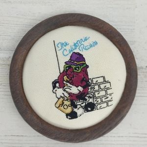 California Raisins Cross Stitch Crewel Vintage Memorabilia Collector